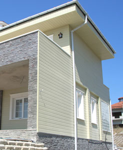 bardage beige