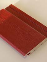 Bardage Sapin Rouge Bordeaux