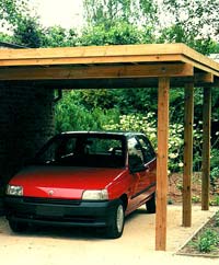 carport bois