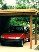Carport mural 1 voiture