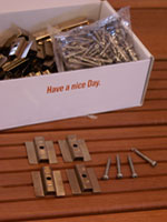 Clips de fixation terrasse bois