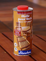 Huile pour teck