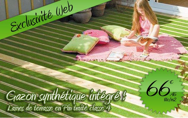 terrasse gazon