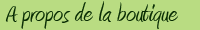 informations boutique