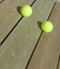 caillebotis pin
