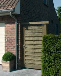 porte bois jardin