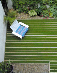 terrasse herbe synthetique