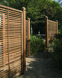 treillis bois exotique